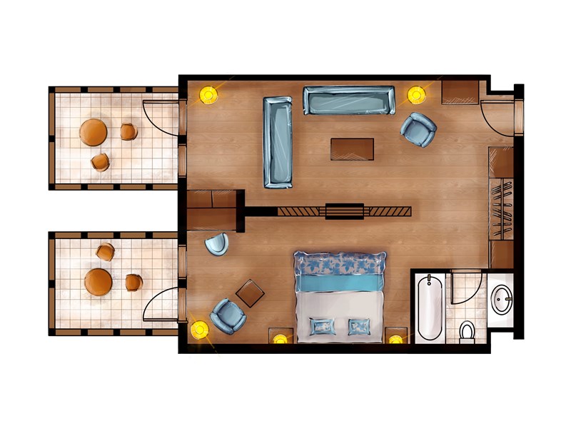 Seven Seas Hotel Life - Room Plan 3