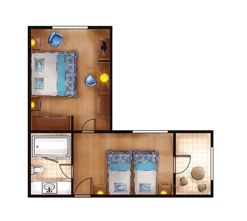 Seven Seas Hotel Life - Room Plan 2